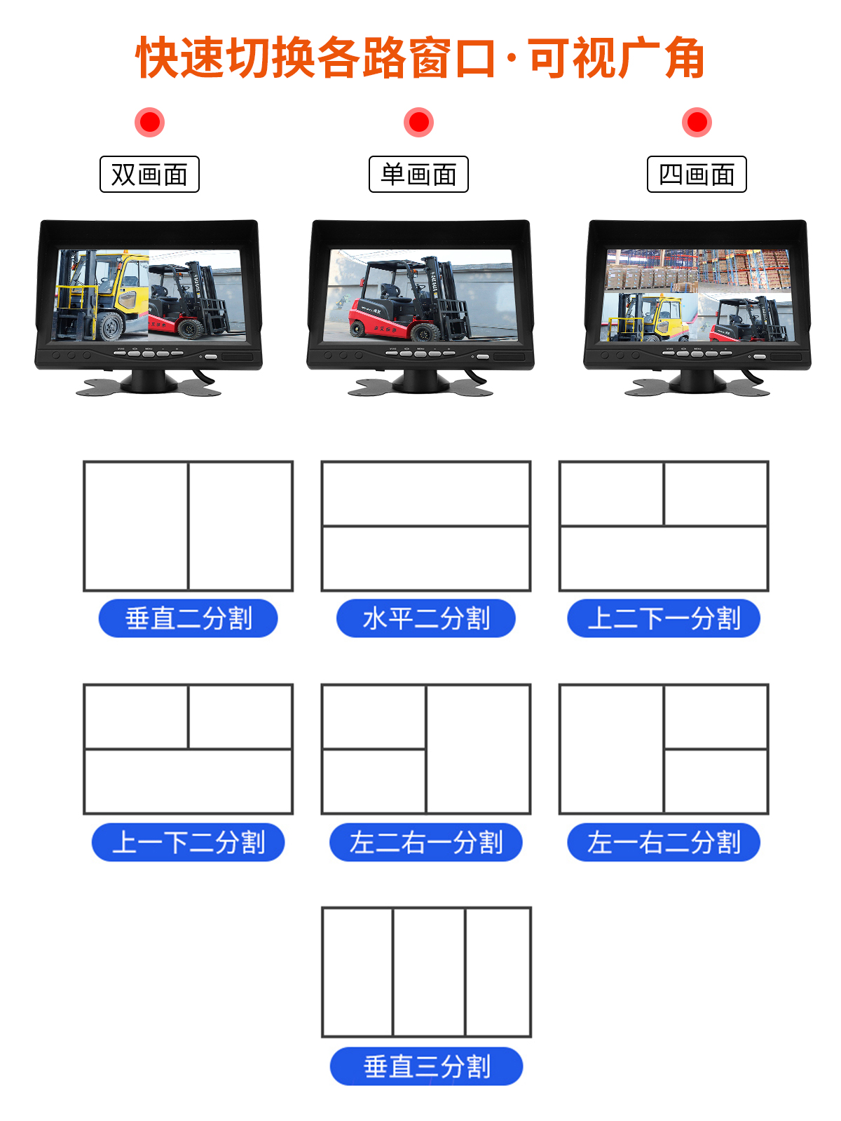 四路一体行车记录仪